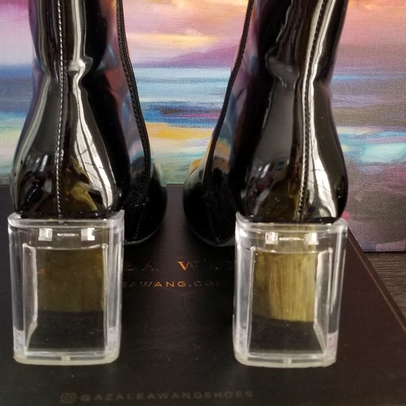 EUC Azalea Wang Patent Leather Ankle Boot - Picture 3 of 5